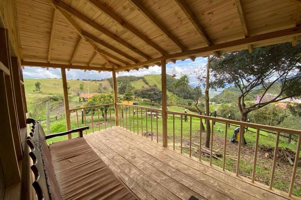 Un Refugio En Las Montanas De Tabio Villa Luaran gambar